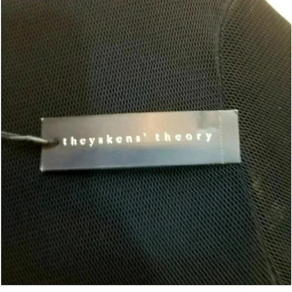 Theyskens' Theory  Black Belcor Fliners Blouse - Picture 2 of 4